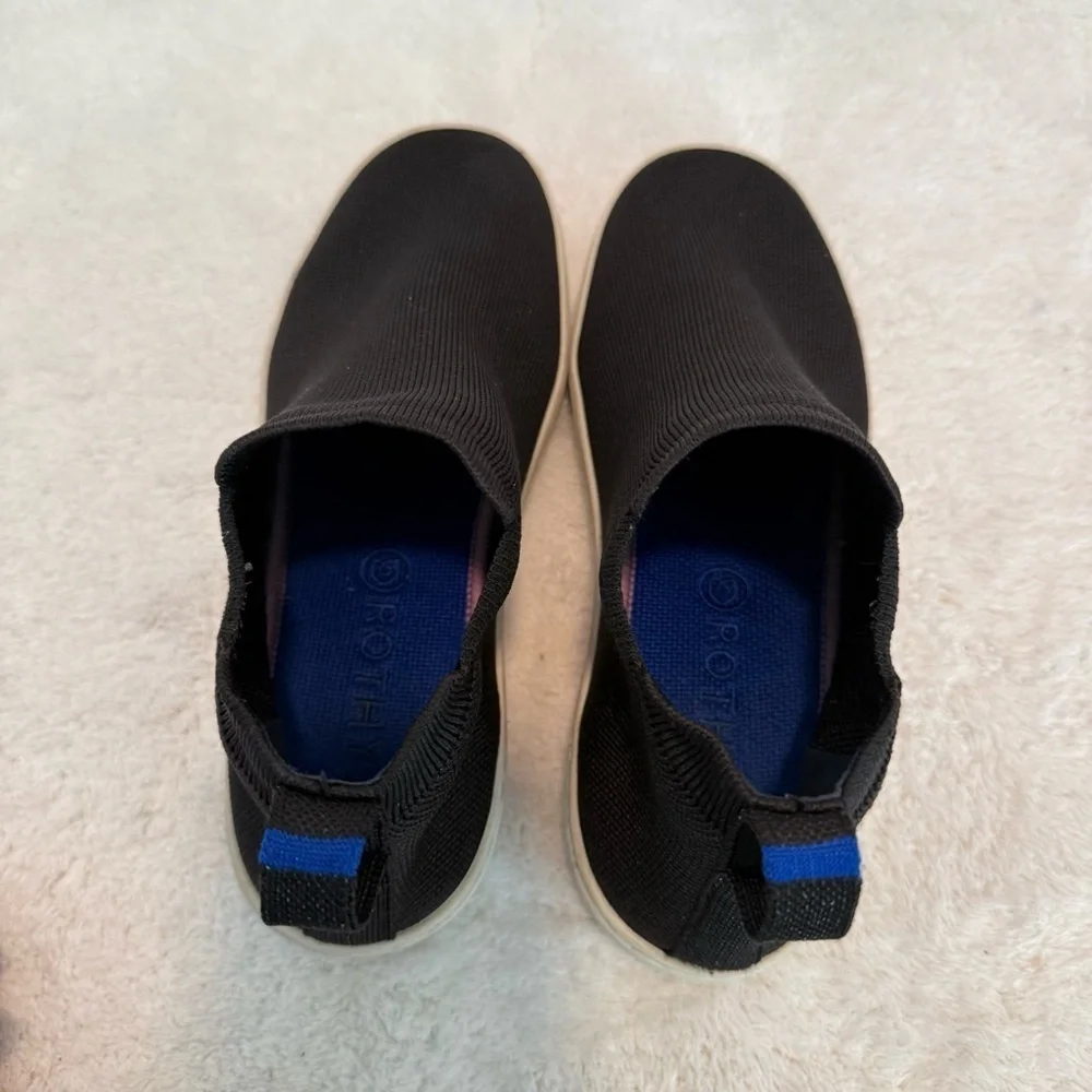 Rothy's CHELSEA Black Ankle Boot Sz M8